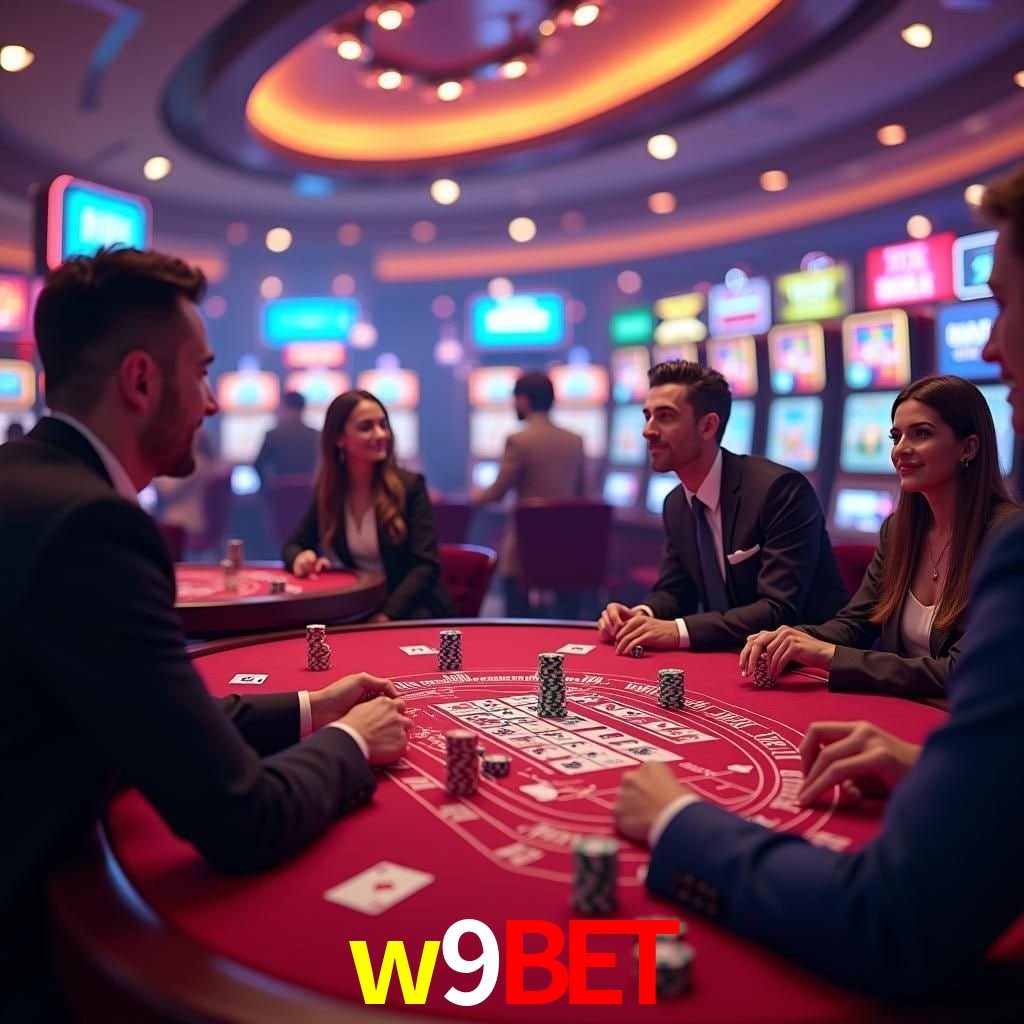 Interface do App w9bet